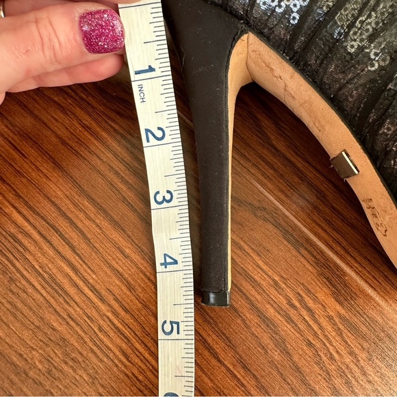 Badgley Mischka “Star” Platform Pumps Black Size 7 - Picture 9 of 14